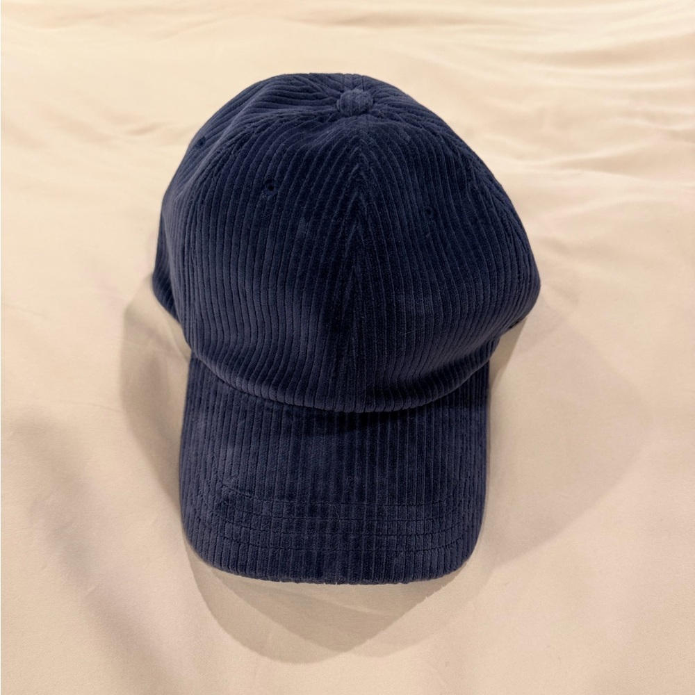 NWOT Lululemon Navy Corduroy Baseball Hat